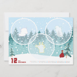 TARJETA 2019カレンダー12月