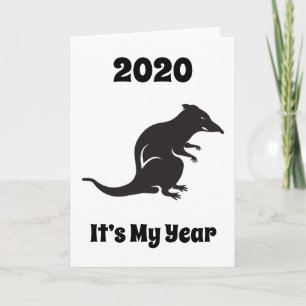 Tarjeta 2020 Mi Año De La Rata