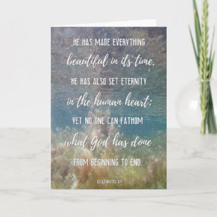 Tarjeta 2022 Aguas Antiguas: Eclesiastes 3:11