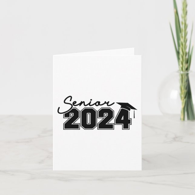 Tarjeta 2024 Cl De 2024 Último Día De Graduación Escolar (Anverso)