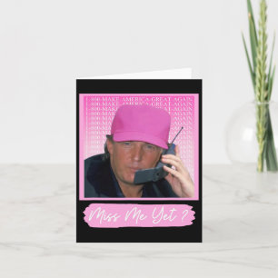 Tarjeta 2024 Voto presidencial por Trump