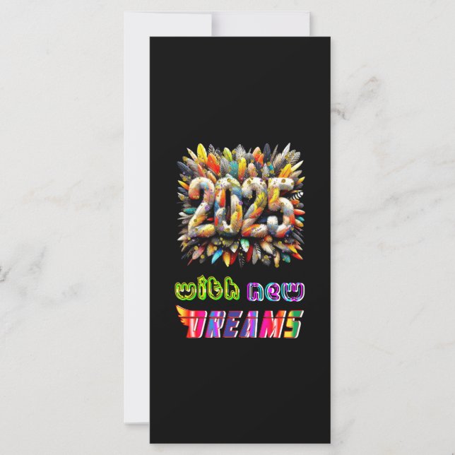 Tarjeta 2025 con nuevos sueños (Anverso)