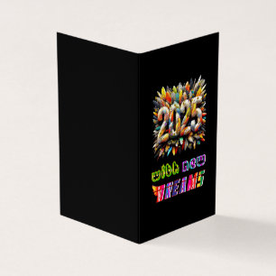 Tarjeta 2025 con nuevos sueños