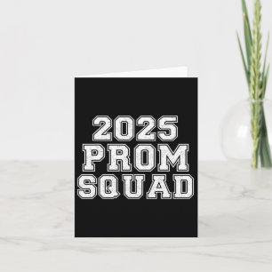 Tarjeta 2025 Prom Squad Cl De 2025 Graduación Vin