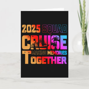 Tarjeta 2025 Squad Crucero Creando Recuerdos Juntos Famili