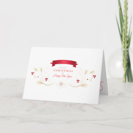 Tarjeta 2026 ¡Feliz Navidad y próspero año nuevo! NAVIDAD