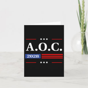 Tarjeta 2028 Aoc Alexandria Ocasio-cortez Presidente Améri