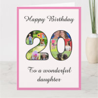 20.ª hija grande Collage de fotos Montaje