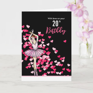 Tarjeta 20.ª Jornada Deseos Ballerina Vestido Rosa