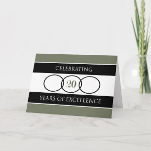 Tarjeta 20.º Aniversario