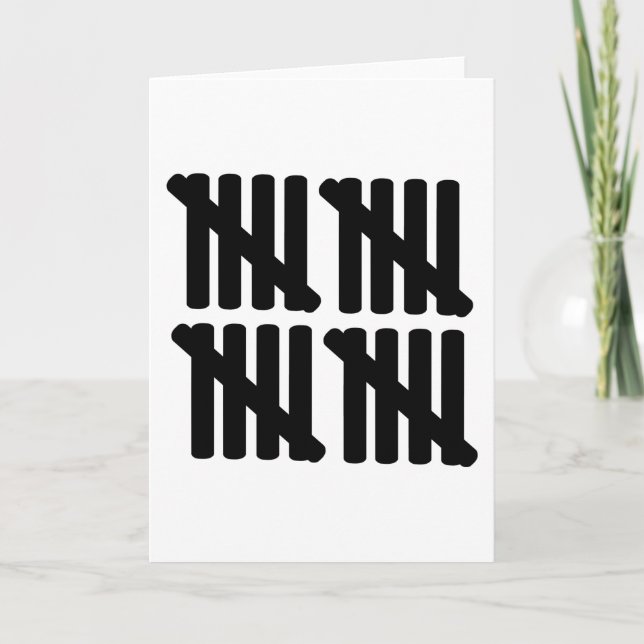 Tarjeta 20.º cumpleaños (Anverso)