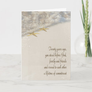 Tarjeta 20° aniversario de Starfish