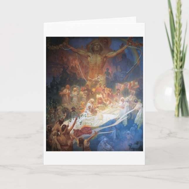 Tarjeta #20 Apoteosis de los eslavos, mucha (Anverso)