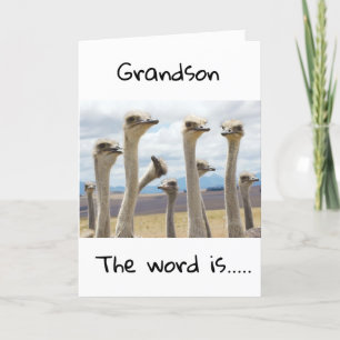 TARJETA **21** AHORA ERES UN ADULTO LEGAL **GRANDSON** TAR