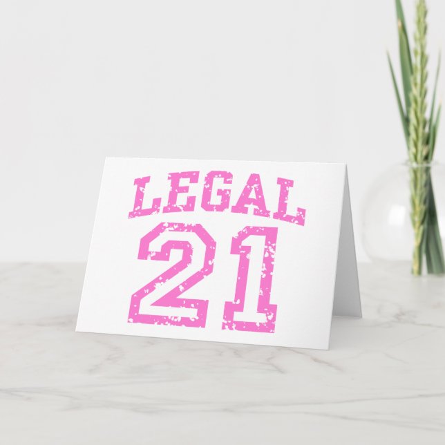 Tarjeta 21 cumpleaños (Anverso)