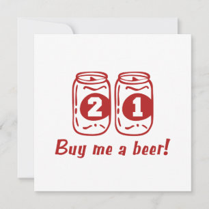 Tarjeta 21 cumpleaños