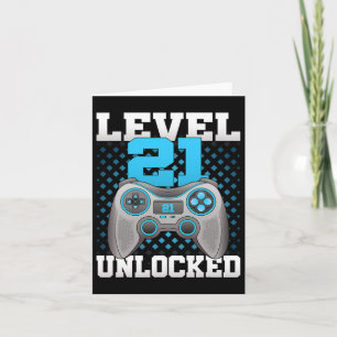 Tarjeta 21 videojuegos desbloqueados 21ᵉʳ Birthday Game Ga