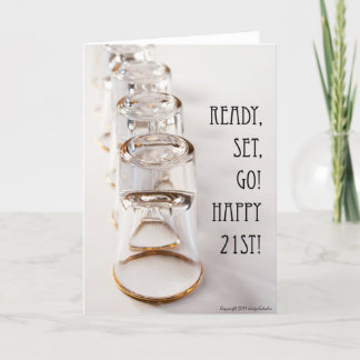 Tarjeta 21ro cumpleaños feliz