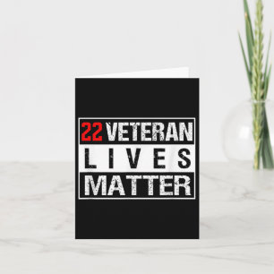 Tarjeta 22 Conciencia sobre el suicidio en veteranos