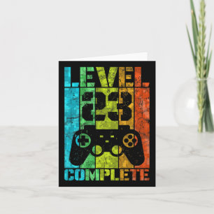 Tarjeta 23.º Jugador masculino de cumpleaños de nivel comp