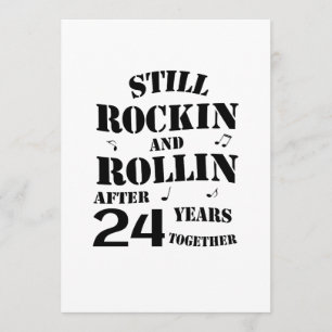 Tarjeta 24 Aniversario - Pareja de 24 años