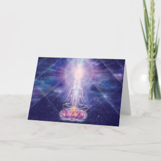 Tarjeta 24Meditator-5.5x7.5-Tarjeta de felicitación
