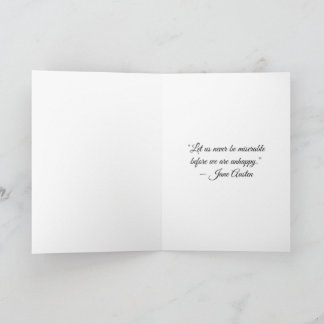 Tarjeta 250º Aniversario de Jane Austen