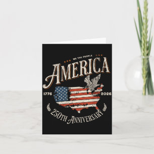 Tarjeta 250.º Aniversario Usa Patriótico 4 De Julio