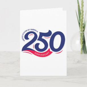 Tarjeta 250 Aniversario América Semiquincentenario EE. UU.