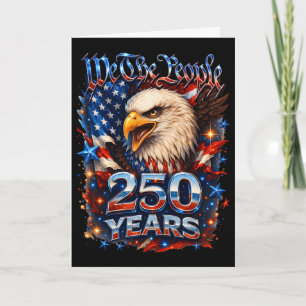Tarjeta 250 Aniversario Usa Águila Patriótica 250º Indepen