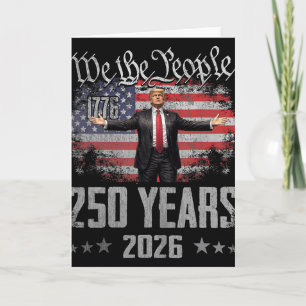 Tarjeta 250 Aniversario Usa Águila Patriótica 250 Años 4t