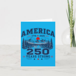 Tarjeta 250 Aniversario Usa Patriótico 250 Años