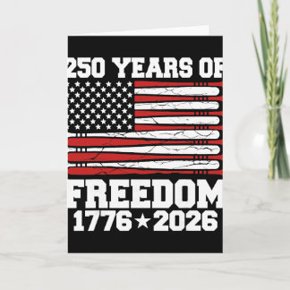 Tarjeta 250 años americano 1776 2026 250 4 julio vender K