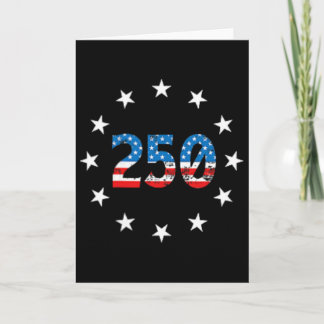 Tarjeta 250 Años De Independencia América 250 Años