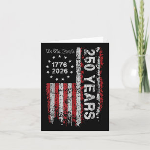 Tarjeta 250 Años De Independencia De Estados Unidos 4 De J