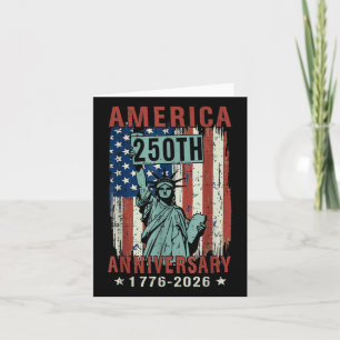 Tarjeta 250 Años De Independencia De Estados Unidos 4 De J