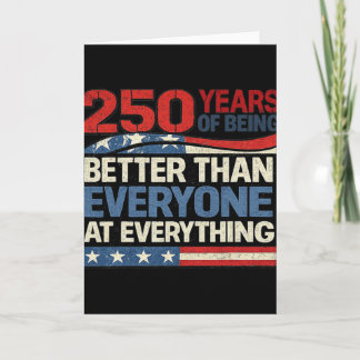 Tarjeta 250 años siendo mejores que todos en todo