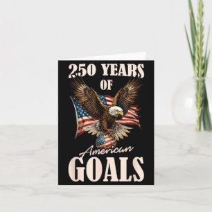 Tarjeta 250 Años Usa Fútbol Águila 250 Aniversario 4