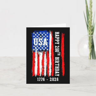 Tarjeta 250 cumpleaños, Estados Unidos, Día de la Independ