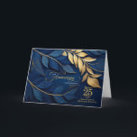 Tarjeta 25 años Aniversario del Empleado PERSONALIZADO Bot<br><div class="desc">Personalizar la parte delantera de la tarjeta con el nombre de su empleado y el nombre de su empresa para ofrecer su gratitud y reconocimiento al empleado que sirvió a su negocio con lealtad y dedicación durante veinticinco años.</div>