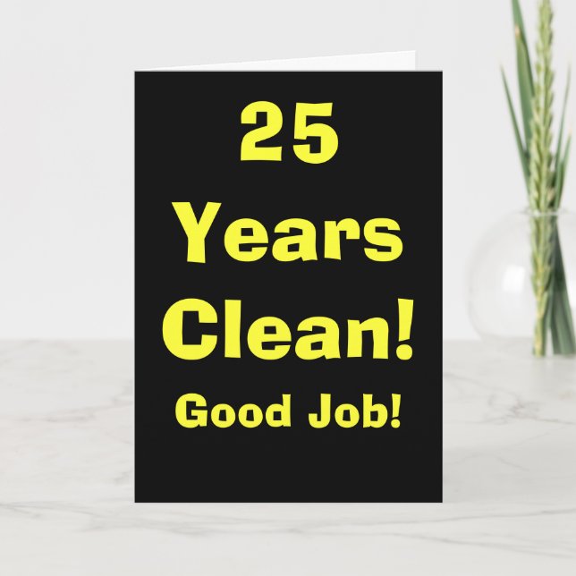 Tarjeta ¡25 años de buen trabajo! v2 (Anverso)