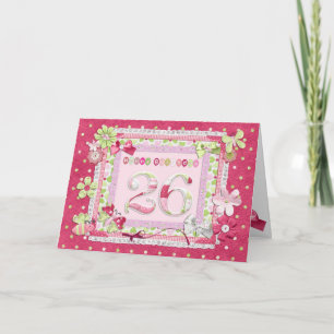 Tarjeta 26.º estilo de scrapbooking