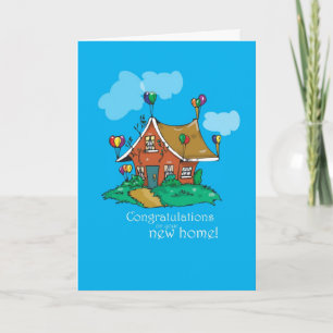 Tarjeta 2857 Felicitaciones Balloon House