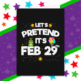 Tarjeta 29 de febrero, Día del Salto, hagamos la predicció