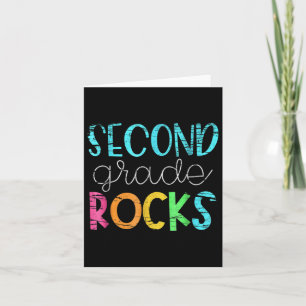 Tarjeta 2.º equipo docente - Segundo grado de rocas