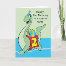 2.º niño de dinosaurio de cumpleaños, con presente