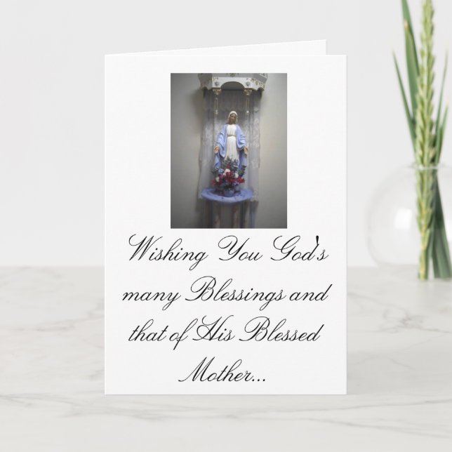 Tarjeta 2-04-10021, deseándole las muchas bendiciones de (Anverso)