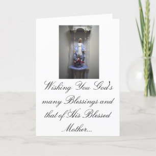 Tarjeta 2-04-10021, deseándole las muchas bendiciones de