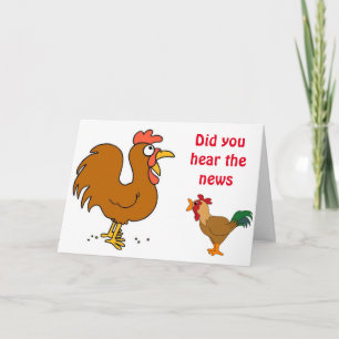 TARJETA 2 CHICKENS QUE CIERRAN SUS DESEOS=CUMPLEAÑOS MUTUO