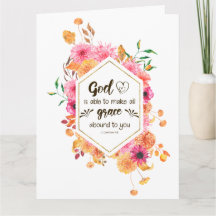 2 Corintios 9:8 Dios es capaz de hacer que la grac